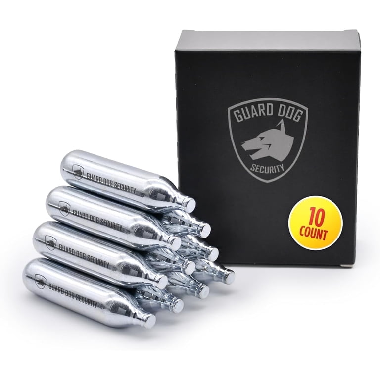 Guard Dog Security, CO2 Cartridges, 12 Gram, Non-Threaded for