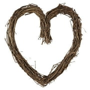12" Natural Grapevine Heart Wreath by Ashland - Ready-to-Decorate Rustic Home Decor for Weddings - Birthdays - Parties - and Holidays - 1 Pack