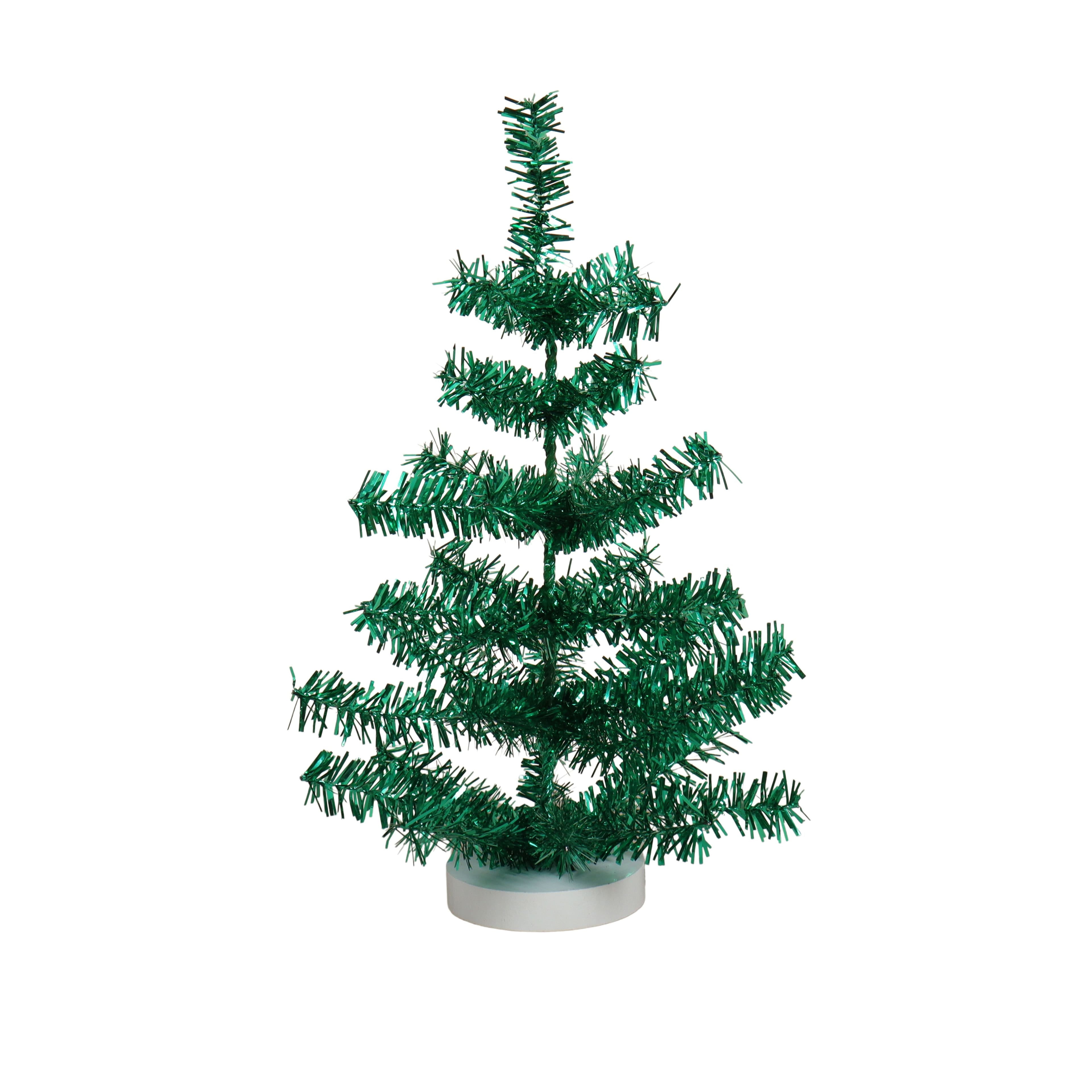 12" Green Tinsel Mini Tree by Ashland®Christmas Decorations