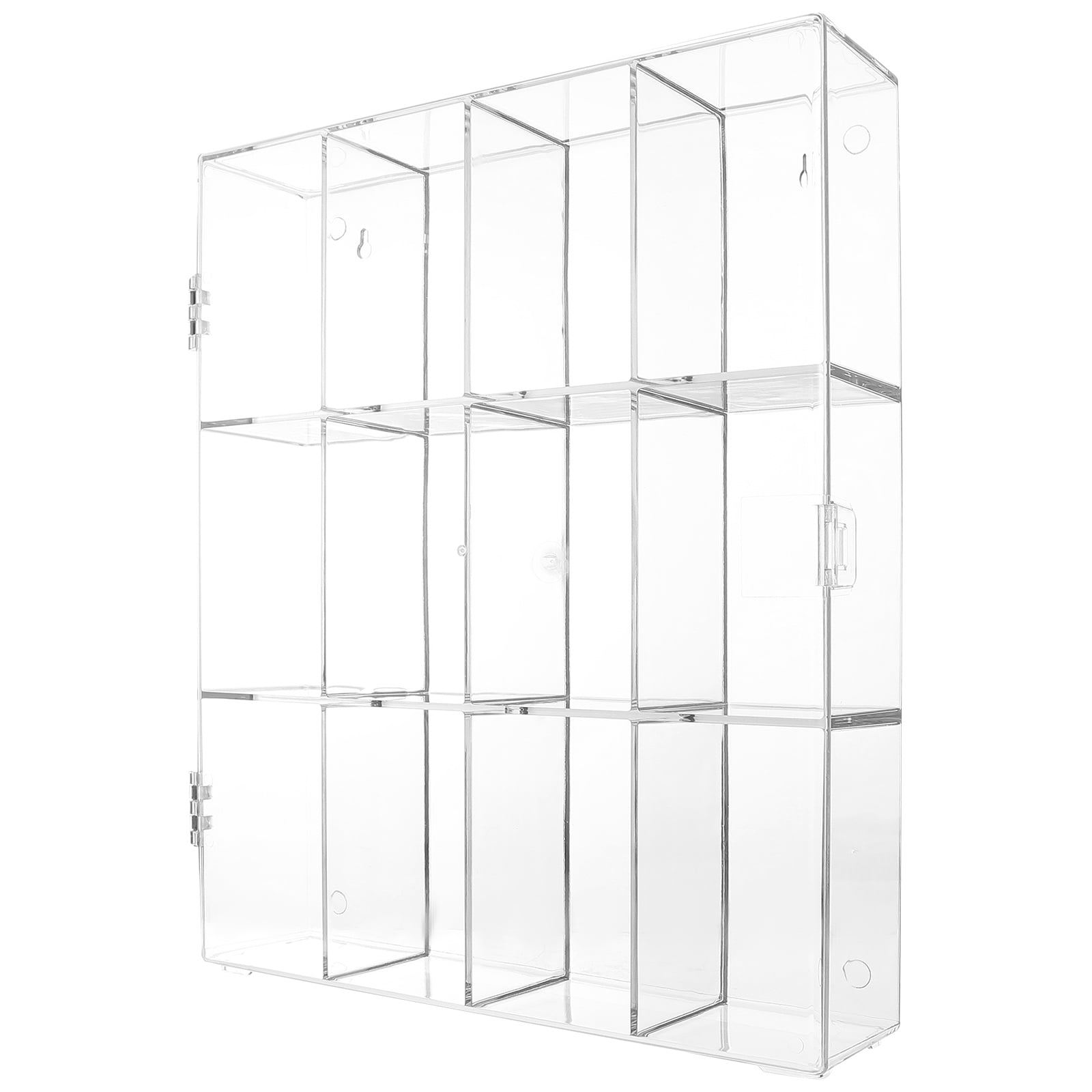 12 Grid Model Exhibition Box Display Shelf Doll Display Case Clear