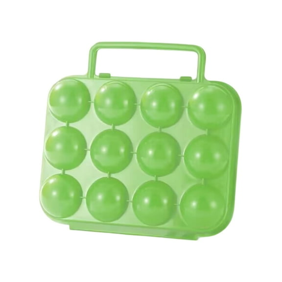 12 Grid Portable Egg Storage Container for Outdoor Camping Hiking Picnics and RV Travels Secure Transport