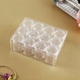 thumbnail image 1 of 12 Grids Diamond Painting Storage Box, Bead Organizer Box for Jewelry Beads Rings Charms Glitter Rhinestones, 1 of 5