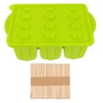 12 Grids Ice Cream Mold DIY Ice Cream Making Tool Popsicle Mold with