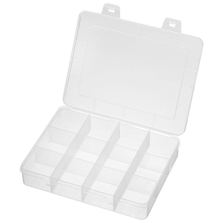 12 Grids Jewelry Organizer Box, Pack Clear Plastic Jewelry Boxes