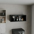 thumbnail image 1 of 12" H, 30" W, Black Cabinet - Store Kitchen Essentials - Wall - Mounted for Space Saving - FSC Certified, 1 of 3
