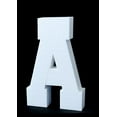 thumbnail image 1 of 12"H Free Standing 2" Thick EPS Foam Letters Bottom Stable Wind Resistant for Party Signs and Games (Letter A), 1 of 2