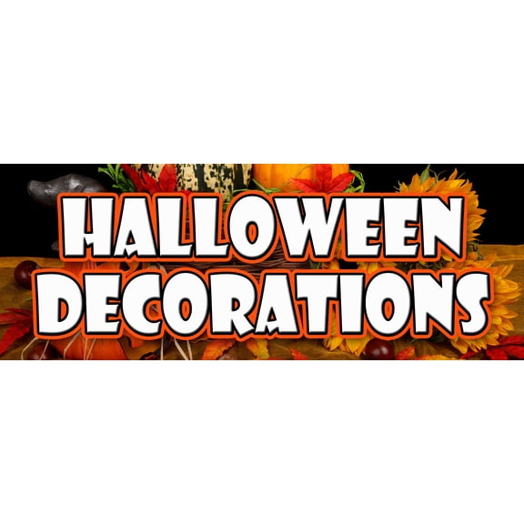 12" HALLOWEEN DECORATIONS DECAL sticker masks trick or treat holiday pumpkins