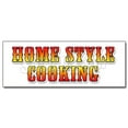 thumbnail image 1 of 12" HOME STYLE COOKING DECAL sticker comfort food turkey beef ham meatloaf, 1 of 1