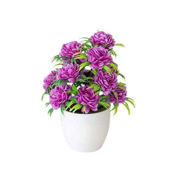 12 Headed Chrysanthemum Potted Green Floral Arrangement Desktop For Home Centerpiece Wild Flowers Flowers Roses Flowers 1 Flowers Potted Silk Roses Flowers Flowers Garland Daffodil Flowers