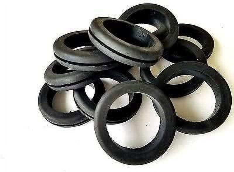 12 Heavy Duty Rubber Grommets 11/2" Inside Diameter Fits 13/4" Panel