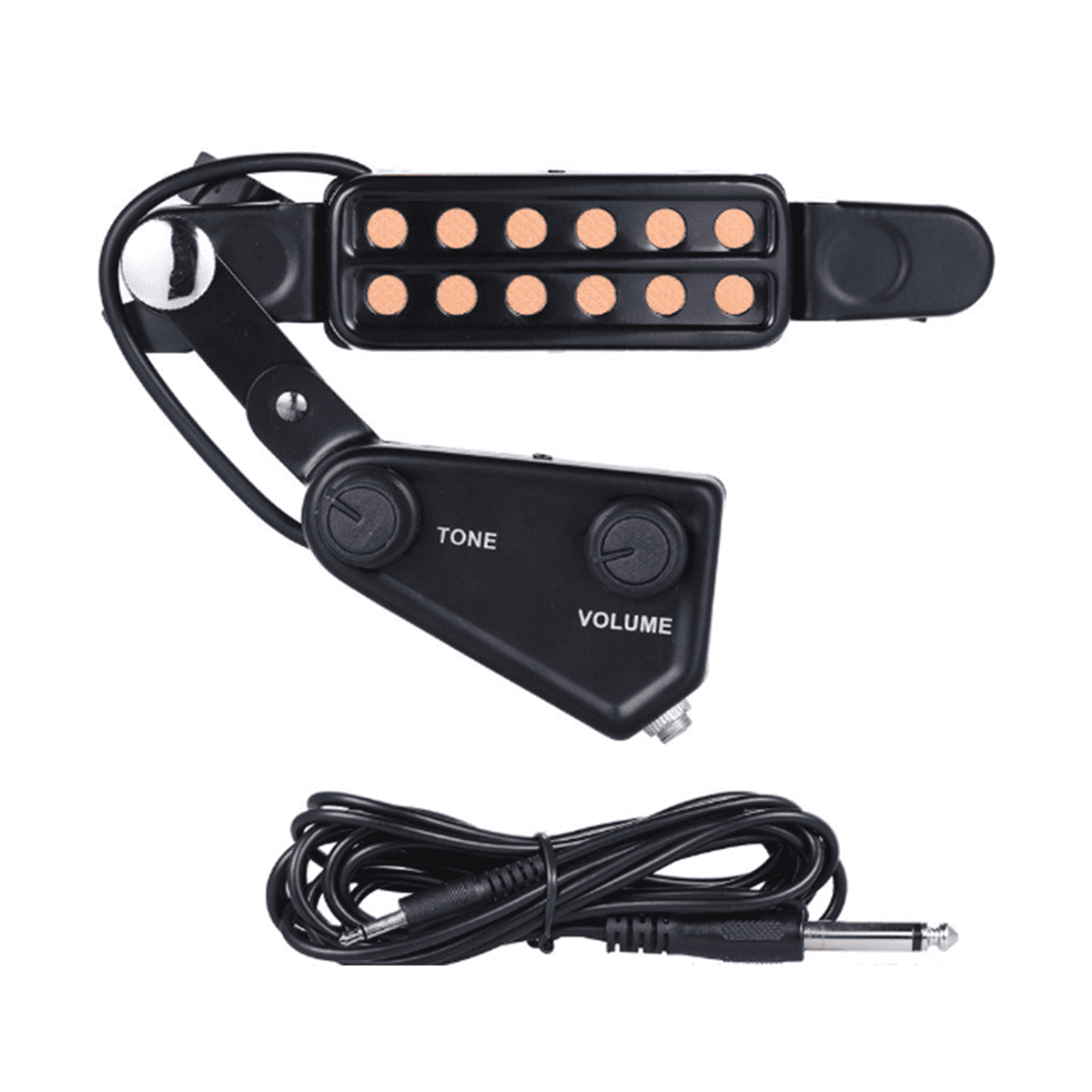 12 Hole Acoustic Guitar Pickup Soundhole Pickup Transducer