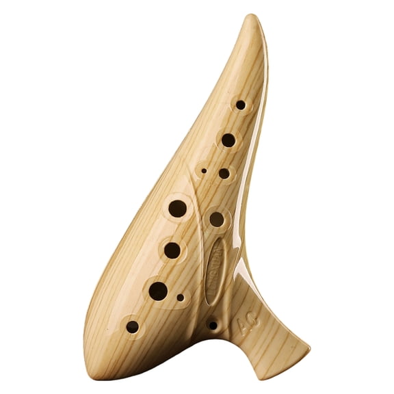 12 Hole Ceramic Ocarina Musical Instrument for Learners Ergonomic Design Enhanced Sound Projection for Music Lovers