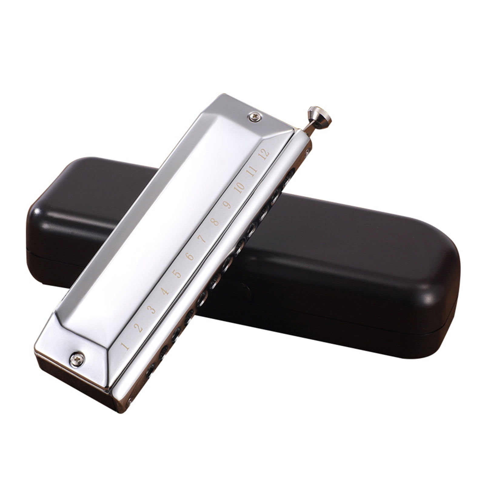 12 Hole Organ Harmonica Chromatic Harmonica for Key of C for Professionals & Stu