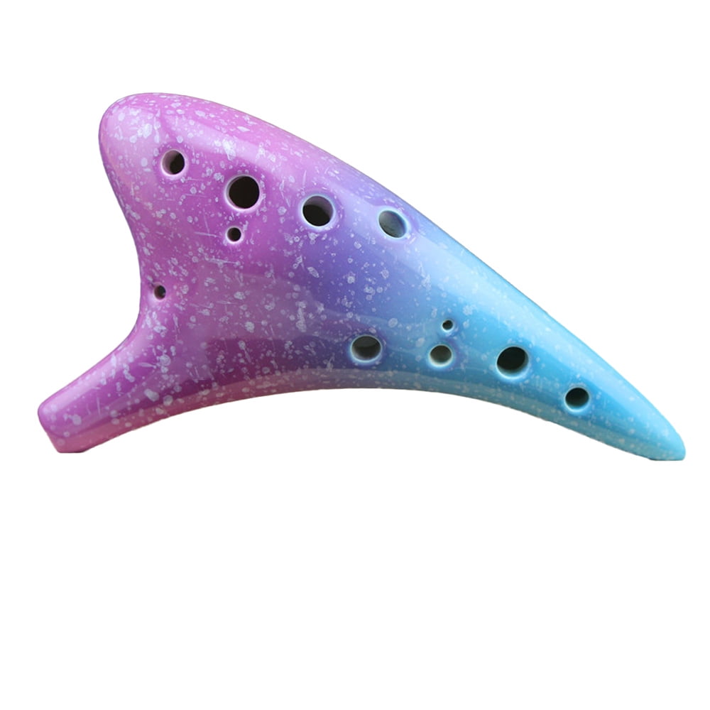 12 Hole Sweet Potato Ocarina Graceful Shape Pottery Ocarina Instrument