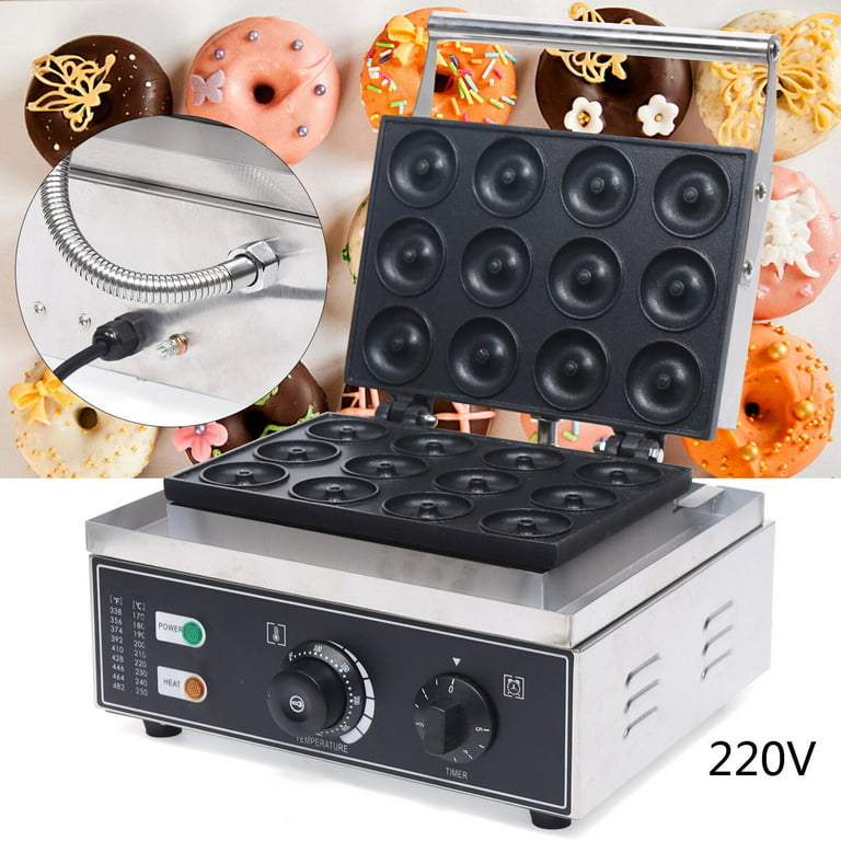 VEVOR Electric Donut Maker, 9 Holes Commercial Donut Machine