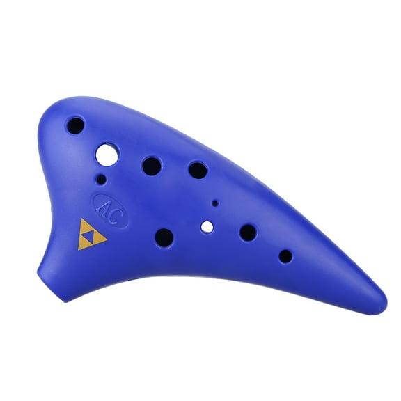 12 Holes Ocarina Flute Alto C Musical Instrument with Music Score for Music Lover and Beginner