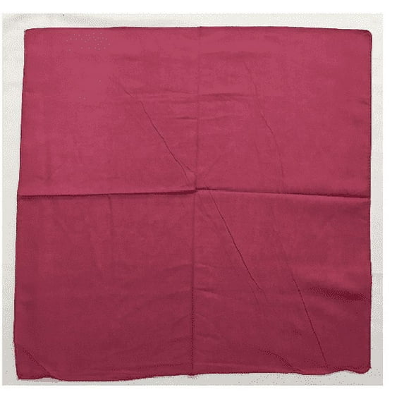 12 Hot Pink Solid Colored Bandana Design Head Wrap 100% Cotton 22"X22"