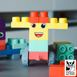Crayola Kids@Work 70-Piece Blocks (80+ blocks) In Giant Crayon Tube