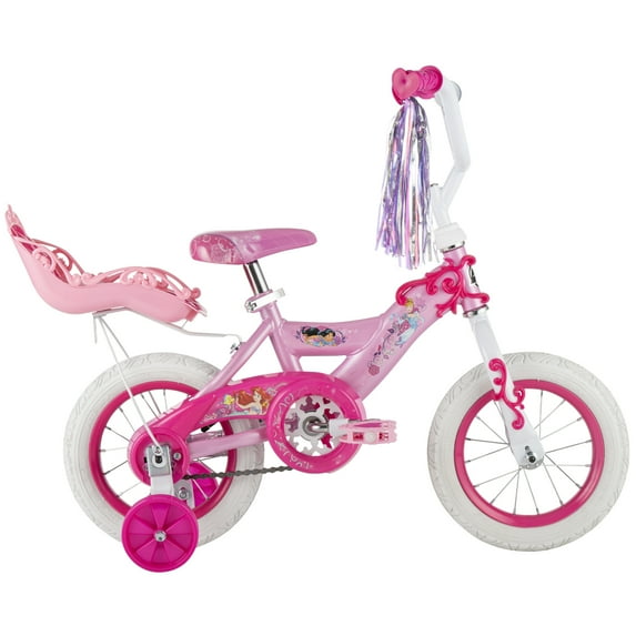 Huffy 12" Disney Princess Kids' Bike, Fits Riders 3'1" - 3'5", Pink, Child, Girl's