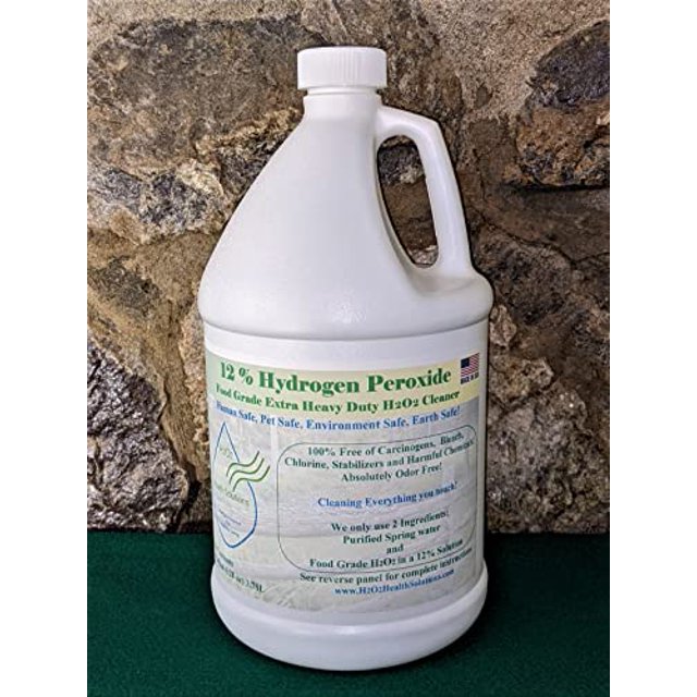 12 Hydrogen Peroxide Food Grade, We only use Two Ingredients, H2O2 and