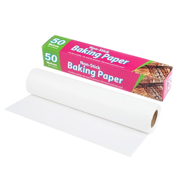 12 IN x 16 FT Non-stick&Chlorine-free Paper Roll for Baking or Cooking