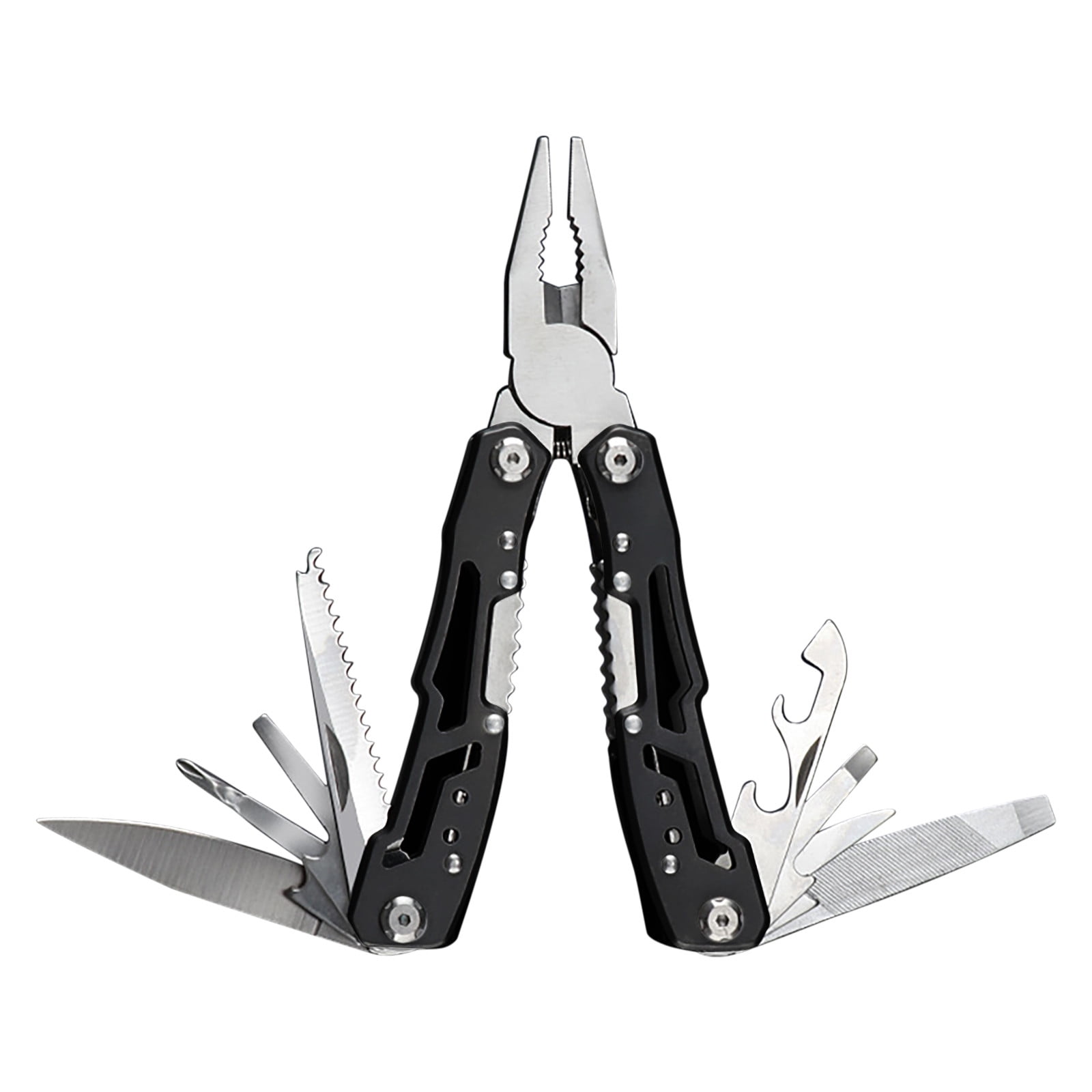 21-in-1 Stainless Steel Multitool With Pliers & Knife - Portable EDC Tool For Camping & Repairs