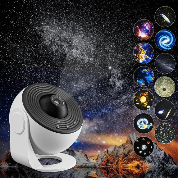 12 In 1 Planetarium Galaxy Star Projector Rotating Nebula Projector Lamp