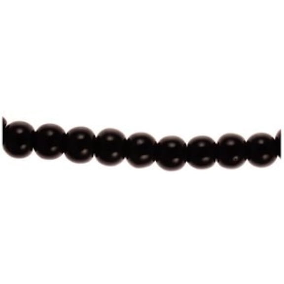 12 In. Cat's Eye 6mm Bead Strand, Black