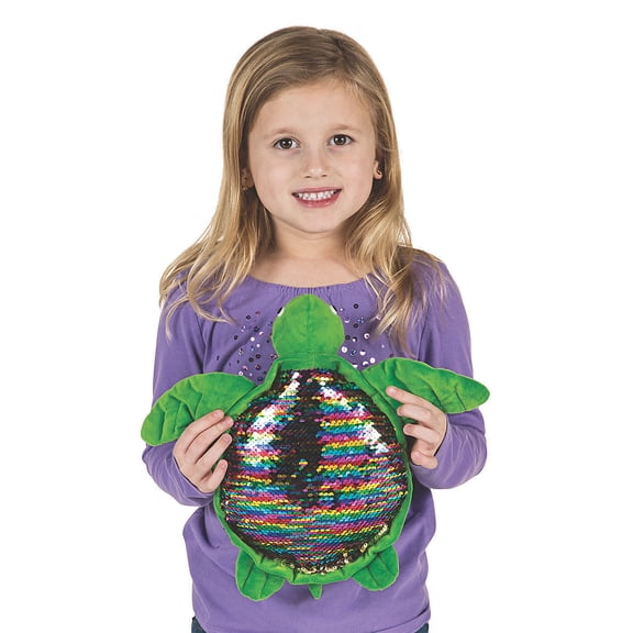 12 In Flipping Sequins Turtle - Party Favors - 1 Piece