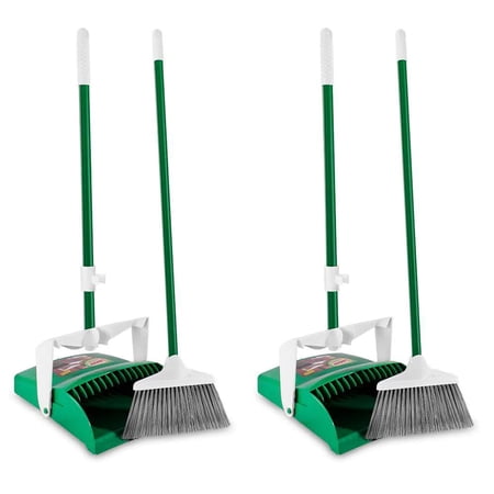 12 In. Lobby Broom And Dust Pan Set (2-Pack)