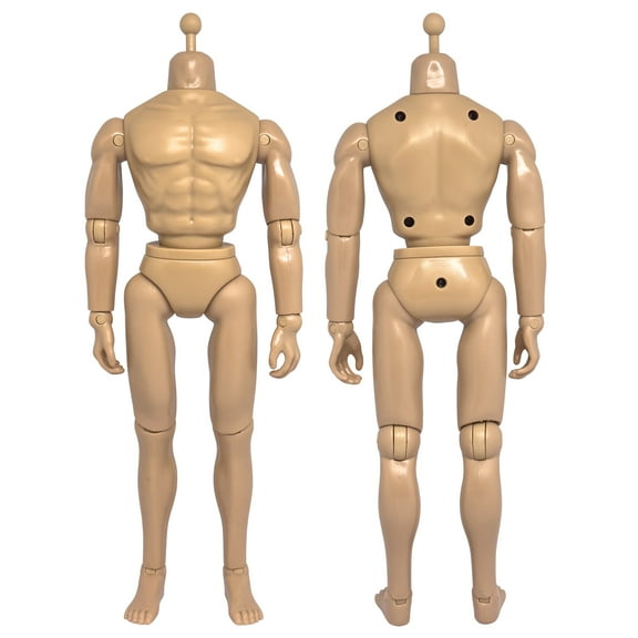12 Inch 1/6th Scale Super Articulated Type S Male Action Figure Body [Flesh]
