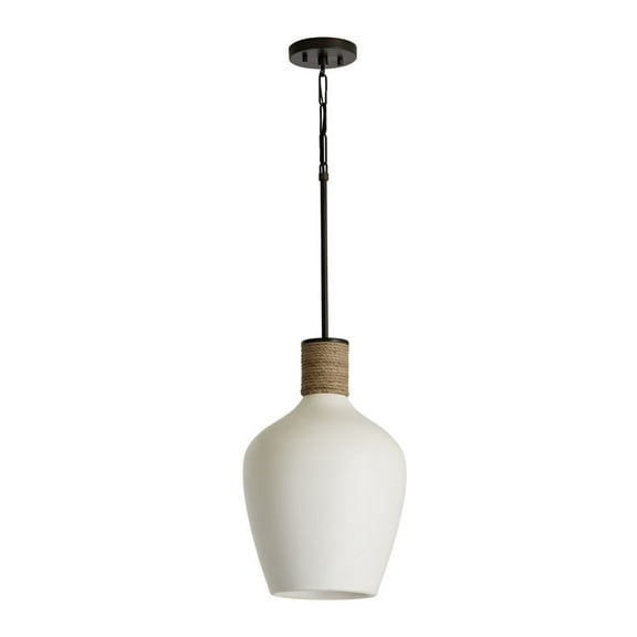 12 Inch 1 Light Pendant In Urban/Industrial Style 12 High By 18.5 Wide     -Traditional Installation Capital Lighting 340614Pw