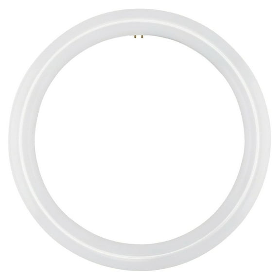 12 Inch/ 12" Plug & Play T9 Circline LED Lamp - Daylight (6000K) Circular Bulb Directly Relamp 32 Watt Fluorescent Bulb FC12T9/D, FCL32 (Without rewiring or Modification) - Ballast Required!
