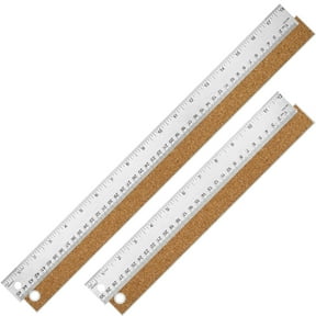 Pacific Arc, Stainless Steel Ruler with Inch (32nd & 64th) and Pica ...