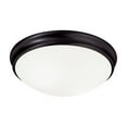 thumbnail image 1 of 12 Inch 2 Light Flush Mount In Modern Style 12 High By 3.5 Wide-Matte Black Finish Capital Lighting 2032Mb, 1 of 4