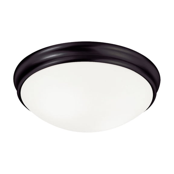 12 Inch 2 Light Flush Mount In Modern Style 12 High By 3.5 Wide-Matte Black Finish Capital Lighting 2032Mb