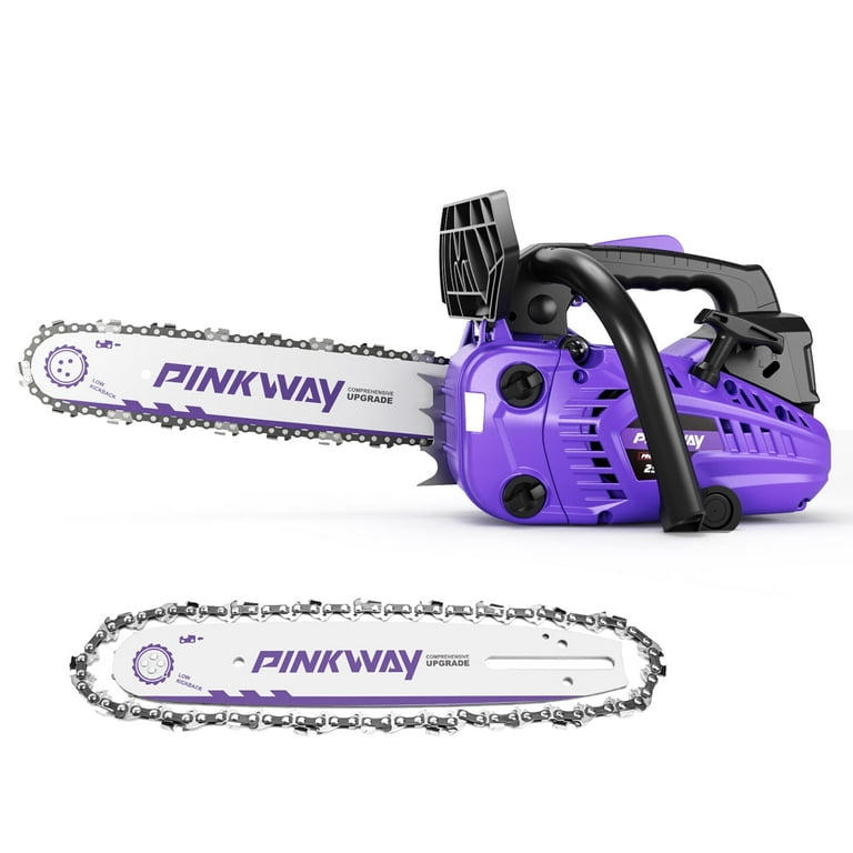 12-Inch 25CC Gas Chainsaw, Handle Lightweight 2-Stroke Cordless
