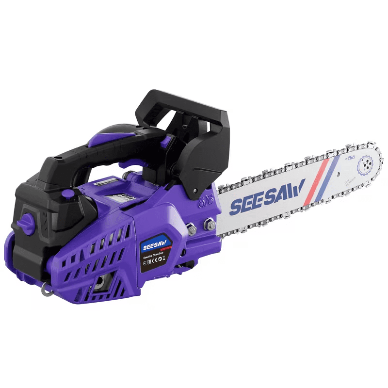 12-Inch 25CC Gas Chainsaw, Handle Lightweight 2-Stroke Cordless