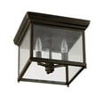 thumbnail image 1 of 12 Inch 3 Light Outdoor Flush Mount In Transitional Style 12 High By 8.5 Wide Capital Lighting 9546Ob, 1 of 2