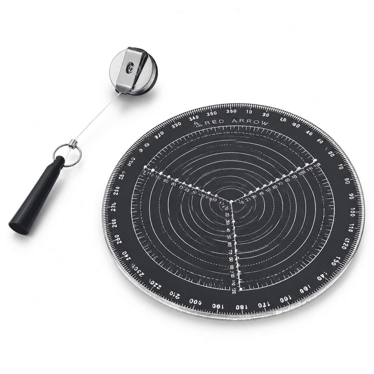 12 Inch 300mm Diameter Round Center Finder with Pen Holder, Woodturning ...