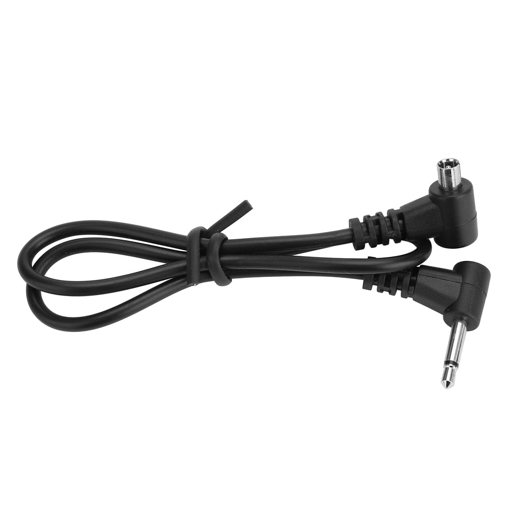 12Inch/30CM Lightweight Flash PC Sync Cord 2.5mm Plug to Male PC Sync Cable