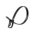 thumbnail image 1 of 12 Inch 50 Lbs UV Stabilized Releasable/Reusable Cable Tie - 20 Pack, 1 of 3