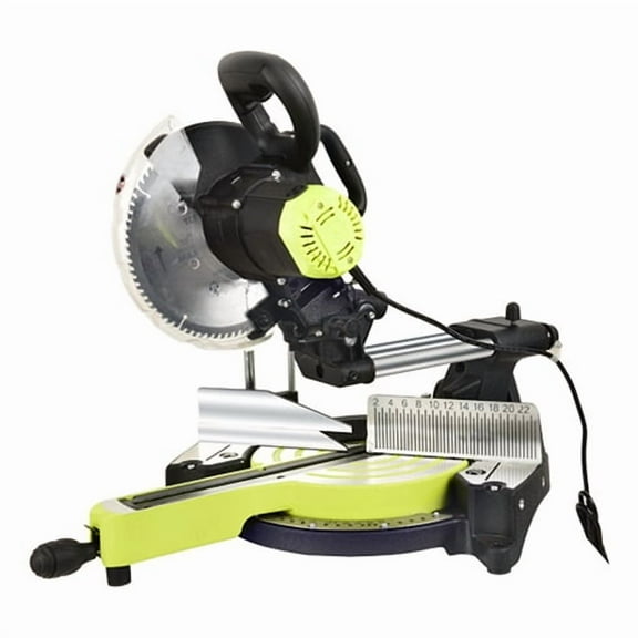 12 Inch 8.3A Compound Miter Saw with Laser 240V 6000rpm Right Angle Miter Cutting Belt Drive