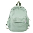 thumbnail image 1 of 12 Inch Aesthetic Backpack, Waterproof Nylon Daypack with Dual Zipper Closure and Front Pocket, Lightweight Carry On Backpack for Travel, Work and Everyday Use 1pc, 1 of 4