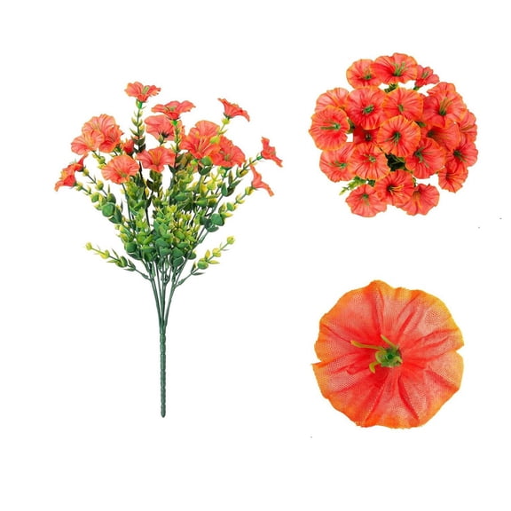 12 Inch Artificial Flowers Boho Faux Wildflower Flexible Stems Fake Bouquet for Wedding Decor, Party Decorations, Home Kitchen Decorations