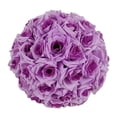 thumbnail image 1 of 12 Inch Artificial Romantic Rose Flower Ball for Home Outdoor Wedding Party Centerpieces Decorations,Silk Floral Arrangement for Table, Wedding Reception,Home Decor | Real-Looking Bouquet, 1 of 5