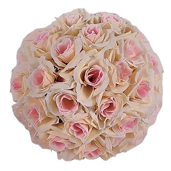 12 Inch Artificial Romantic Rose Flower Ball for Home Outdoor Wedding Party Centerpieces Decorations,Silk Floral Arrangement for Table, Wedding Reception,Home Decor | Real-Looking Bouquet