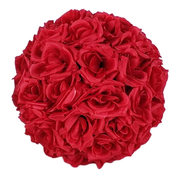 12 Inch Artificial Romantic Rose Flower Ball for Home Outdoor Wedding Party Centerpieces Decorations,Silk Floral Arrangement for Table, Wedding Reception,Home Decor | Real-Looking Bouquet