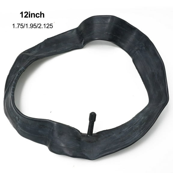 12 Inch Bike Bicycle Inner Tube 12x1.75-2.125 Straight-Schrader Valve Butyl