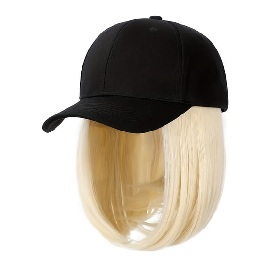 12-Inch Black Synthetic Hair Wigs for Natural Hairstyles - Includes ...